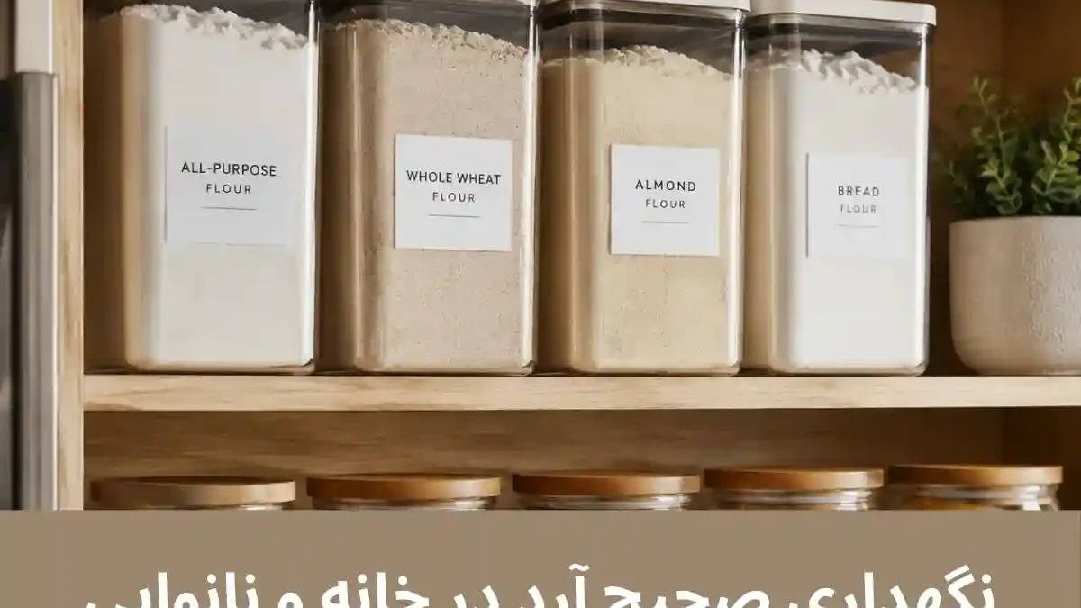 نگهداری صحیح آرد